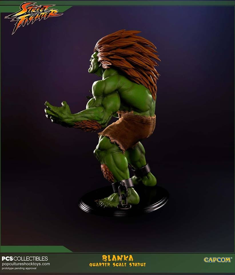 The Blot Says: SDCC 2022 Exclusive Street Fighter Blanka Polystone  Statues by Icon Heroes