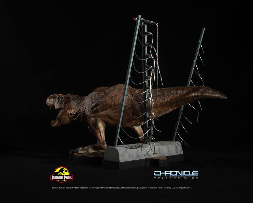 t rex breakout statue