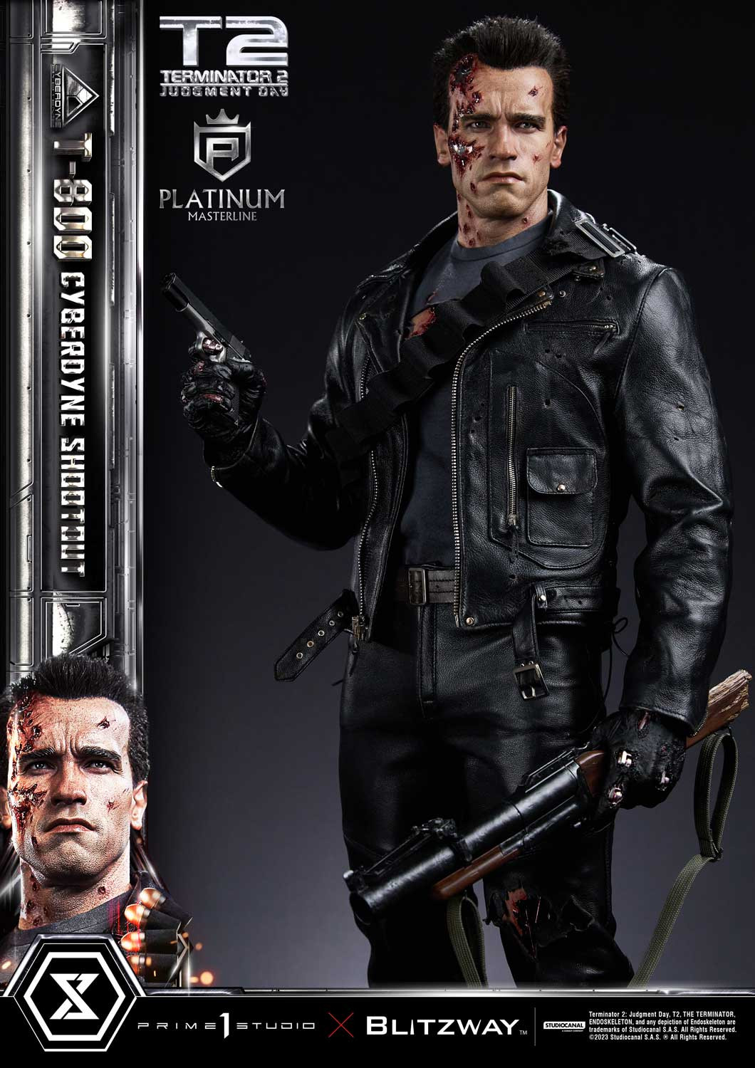 P1 PLMT2-01 T2 Judgment Day T-800 Cyberdyne Shootout