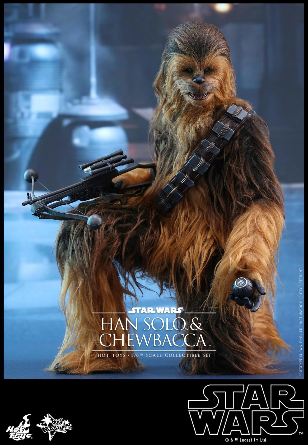 hot toys han solo and chewbacca