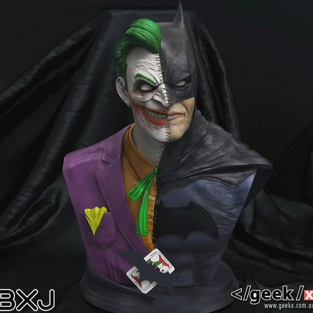 GX 1/2S Batman X Joker bust