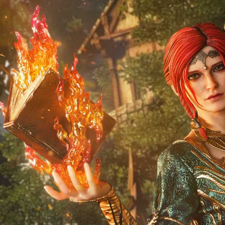 P1 REMW3-01S Real Elite Masterline The Witcher 3 Wild Hunt Triss Merigold Bonus Version