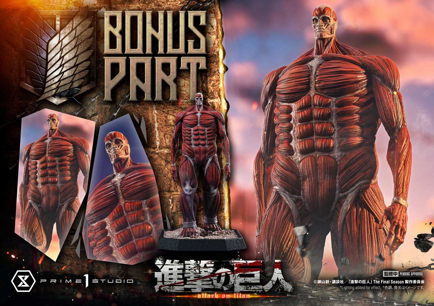 P1 UDMAOT-01S: Ultimate Diorama Masterline TV animation Attack non Titan The Rumbling Bonus Version