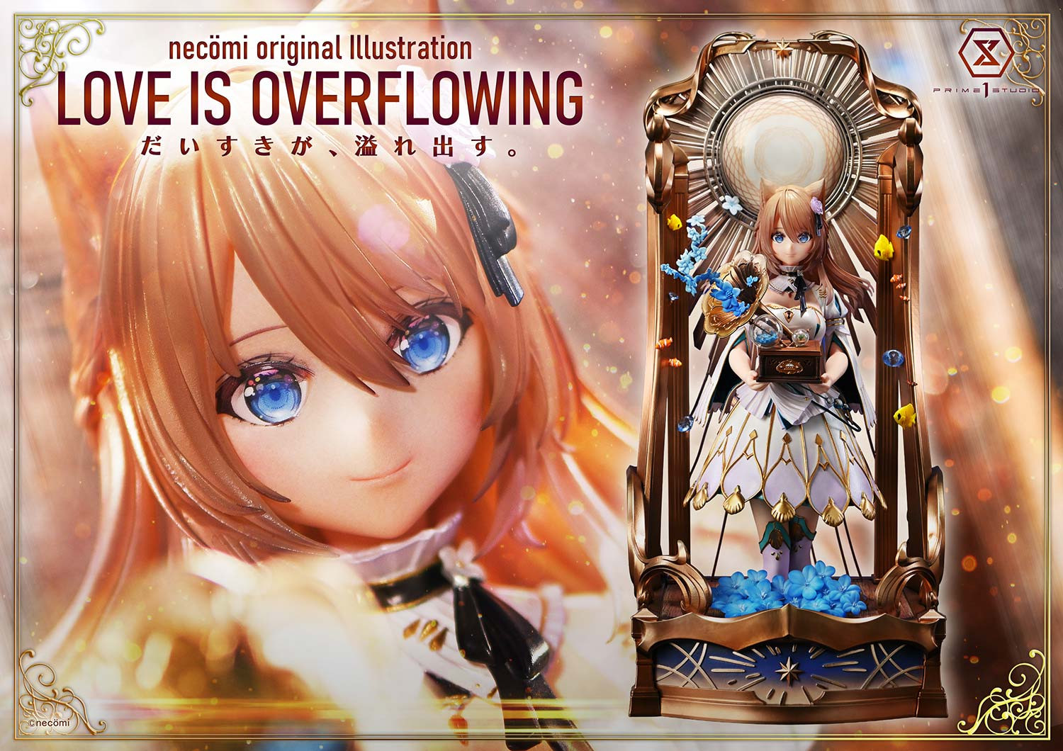 P1 CMNCM-01 Concept Masterline necömi Original Illustration Love Is Overflowing
