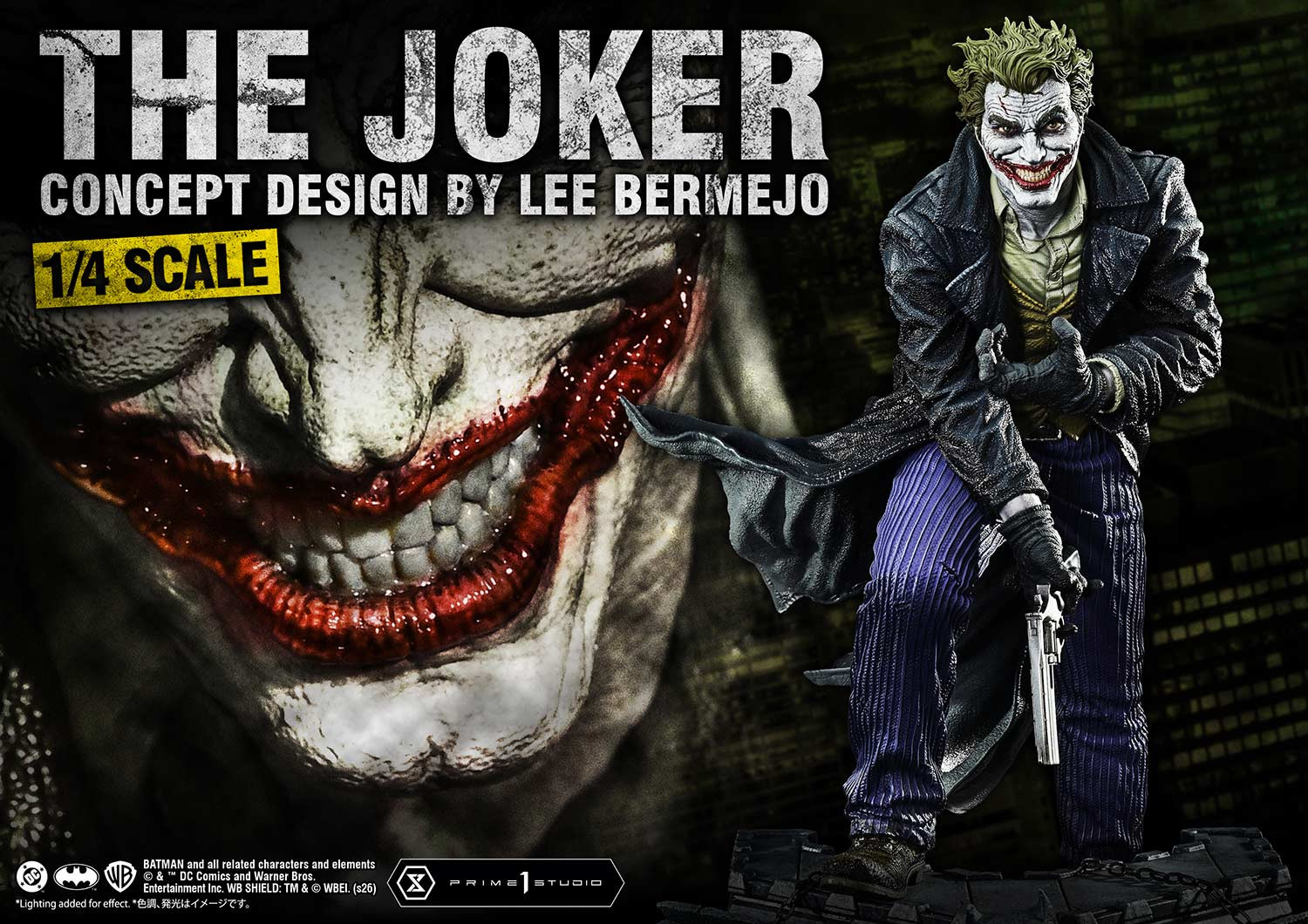 P1 UPMDC-15 Ultimate Premium Masterline Batman (Comics) The Joker (Concept Design by Lee Bermejo)