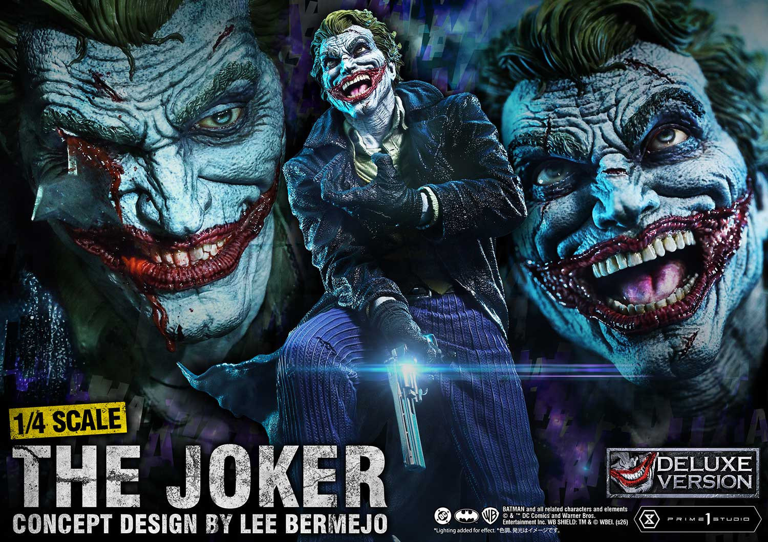 P1 UPMDC-15DX Ultimate Premium Masterline Batman (Comics) The Joker (Concept Design by Lee Bermejo) Deluxe