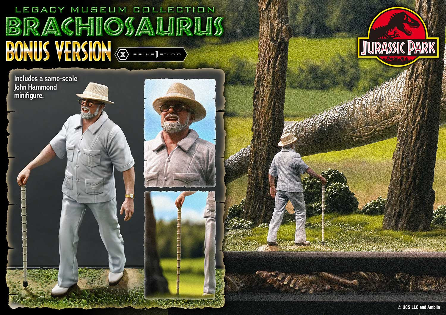 P1 LMCJWF-05S Legacy Museum Collection Jurassic Park (Film) Brachiosaurus Bonus Version 