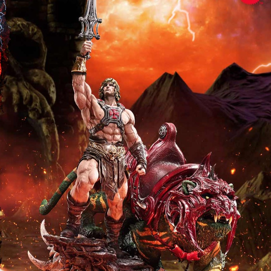 P1 REMMOU-01UT Masters of the Universe He-Man & Battle Cat ULT