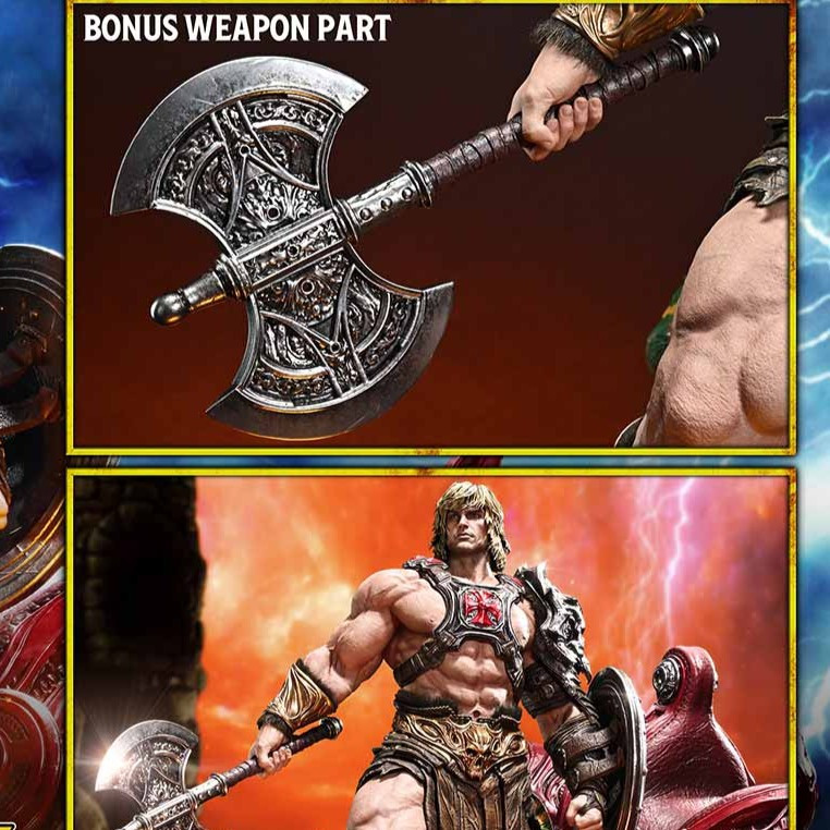 P1 REMMOU-01UTS Masters of the Universe He-Man & Battle Cat ULT Bonus