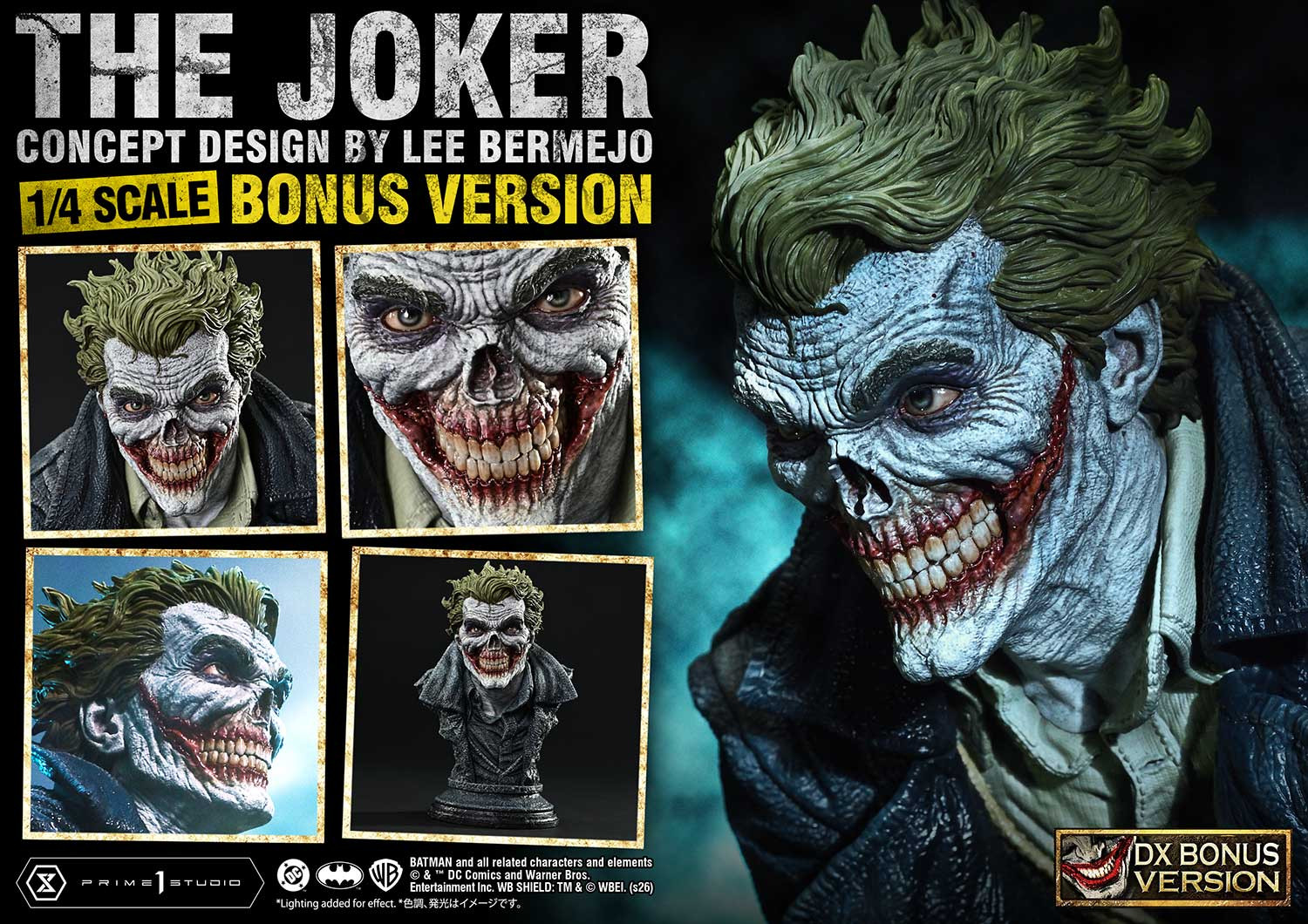 P1 UPMDC-15DXS Ultimate Premium Masterline Batman (Comics) The Joker (Concept Design by Lee Bermejo) DX Bonus Version