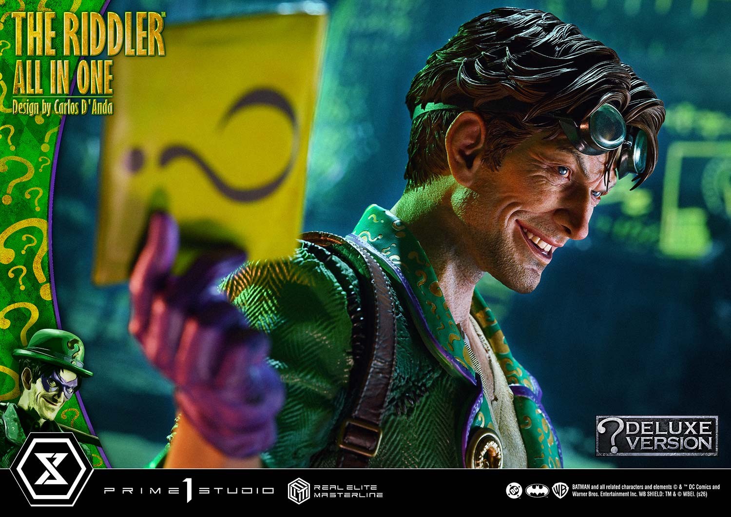 P1 REMDC-04DX Real Elite Masterline Batman (Comics) The Riddler All In One (Design by Carlos D'Anda) Deluxe Version