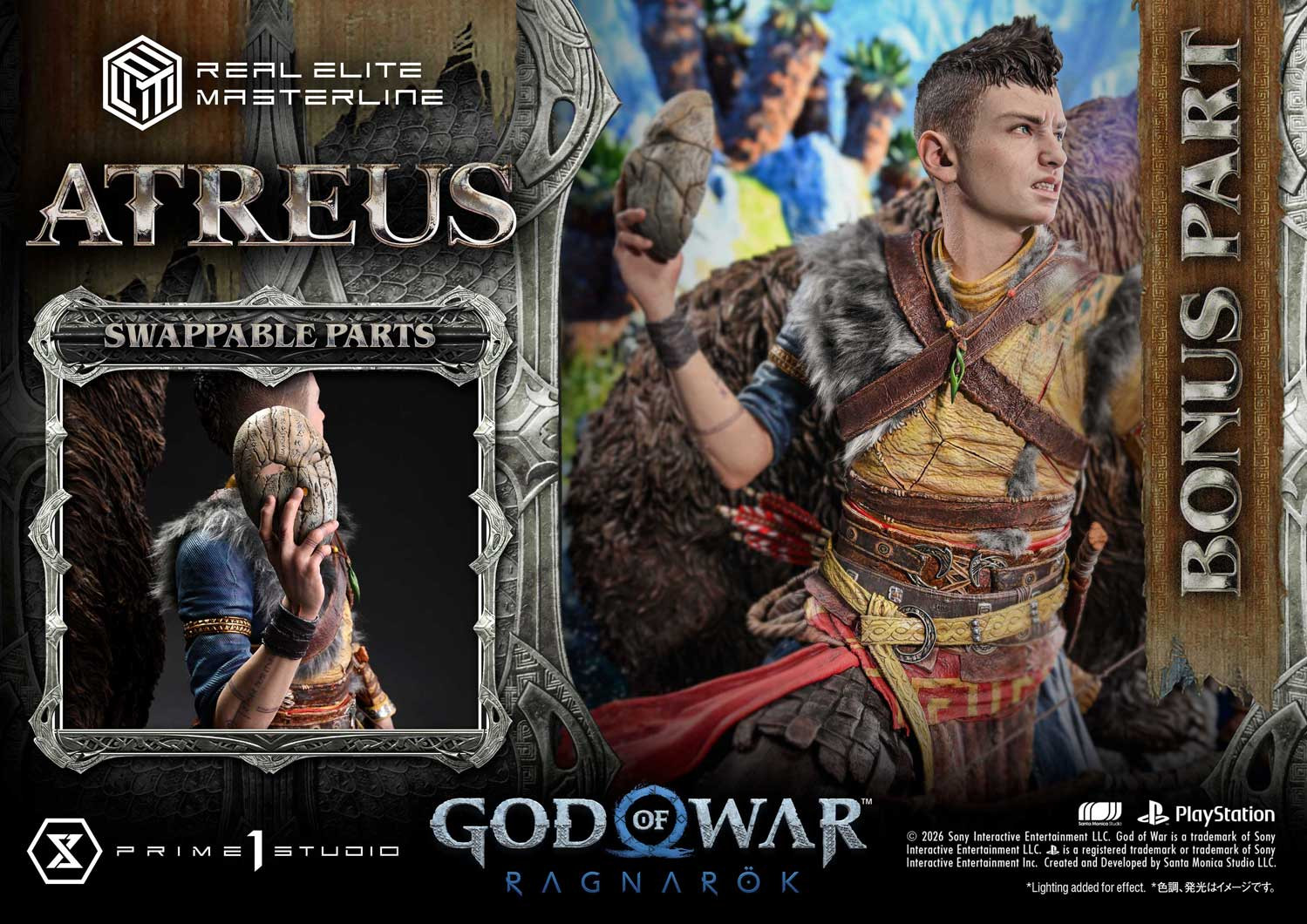 P1 REMGOW-03DXS Real Elite Masterline God of War: Ragnarok Atreus DX Bonus Version