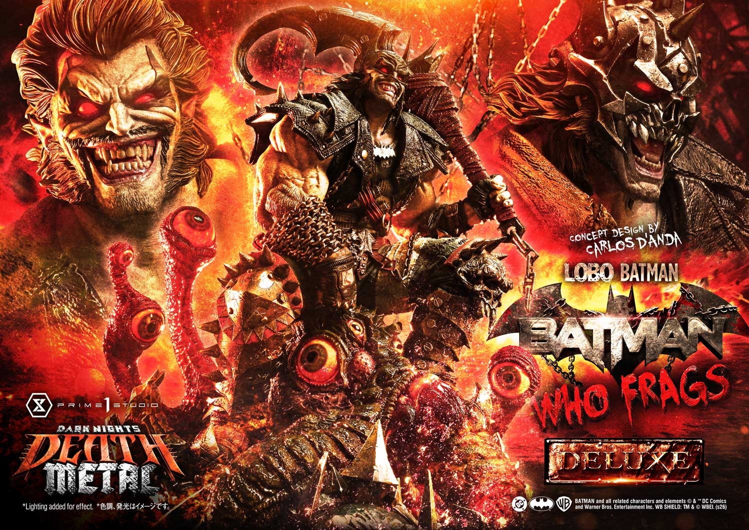P1 MMDCMT-16DX Museum Masterline Dark Nights: Death Metal (Comics) Lobo Batman: Batman Who Frags (Concept design by Carlos D'Anda) Deluxe Version