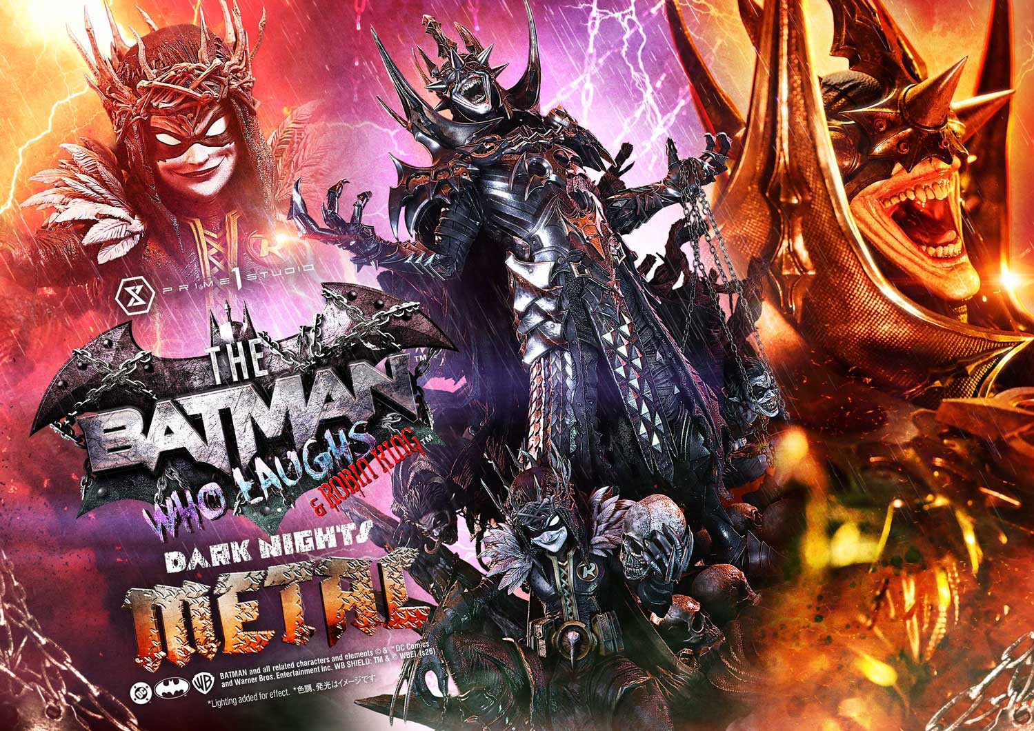 P1 MMDCMT-15 Museum Masterline Dark Nights: Death Metal The Batman Who Laughs & Robin King