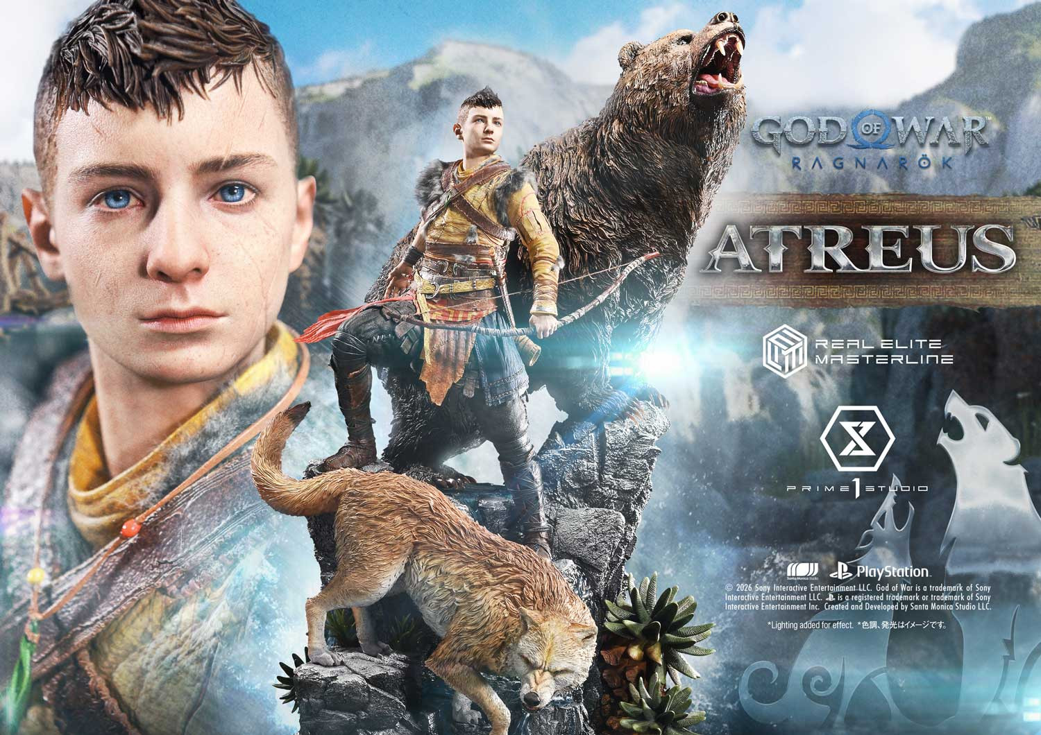 P1 REMGOW-03 Real Elite Masterline God of War: Ragnarok Atreus