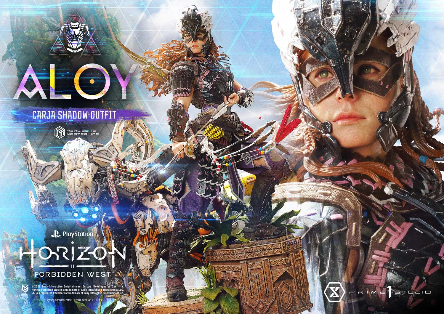 P1 REMHFW-01 Real Elite Masterline Horizon Forbidden West Aloy Carja Shadow Outfit