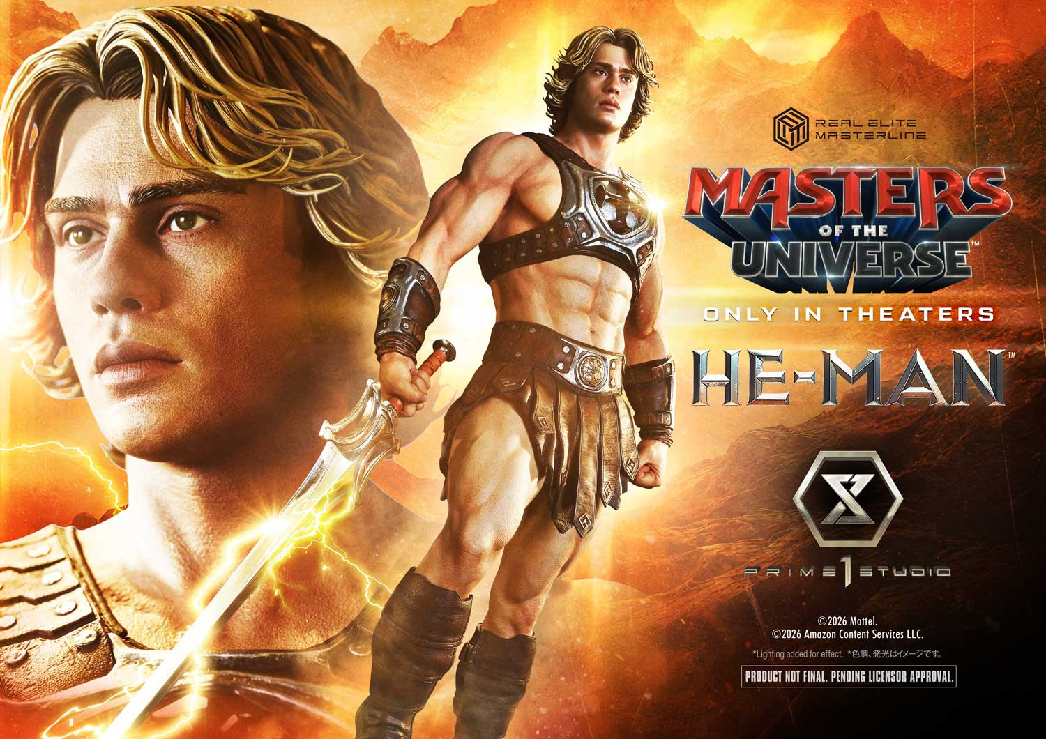 P1 REMMOU-02 Real Elite Masterline Masters of the Universe (2026 Film) He-Man