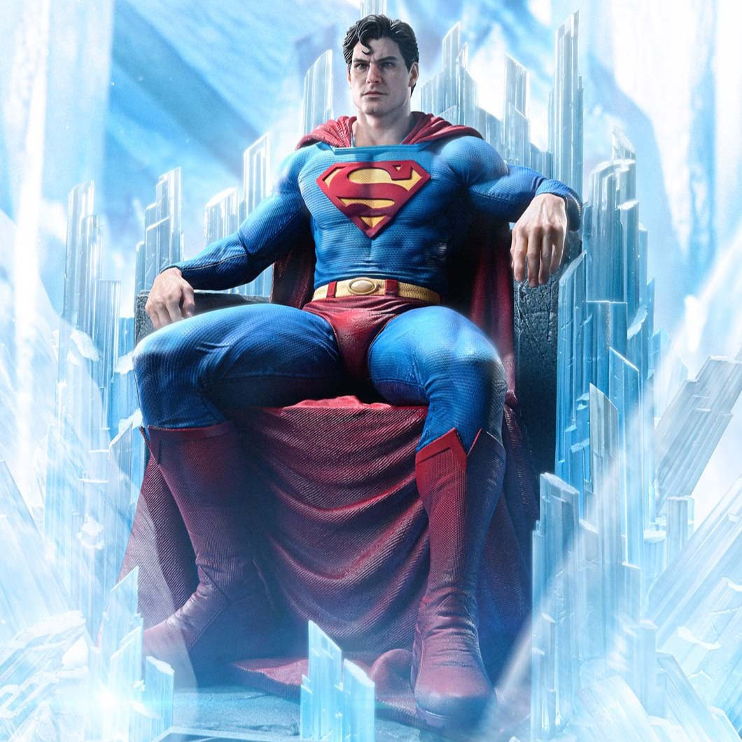 P1 TLCDC-08 Superman Fortress of Solitude on Throne by Dell’Otto