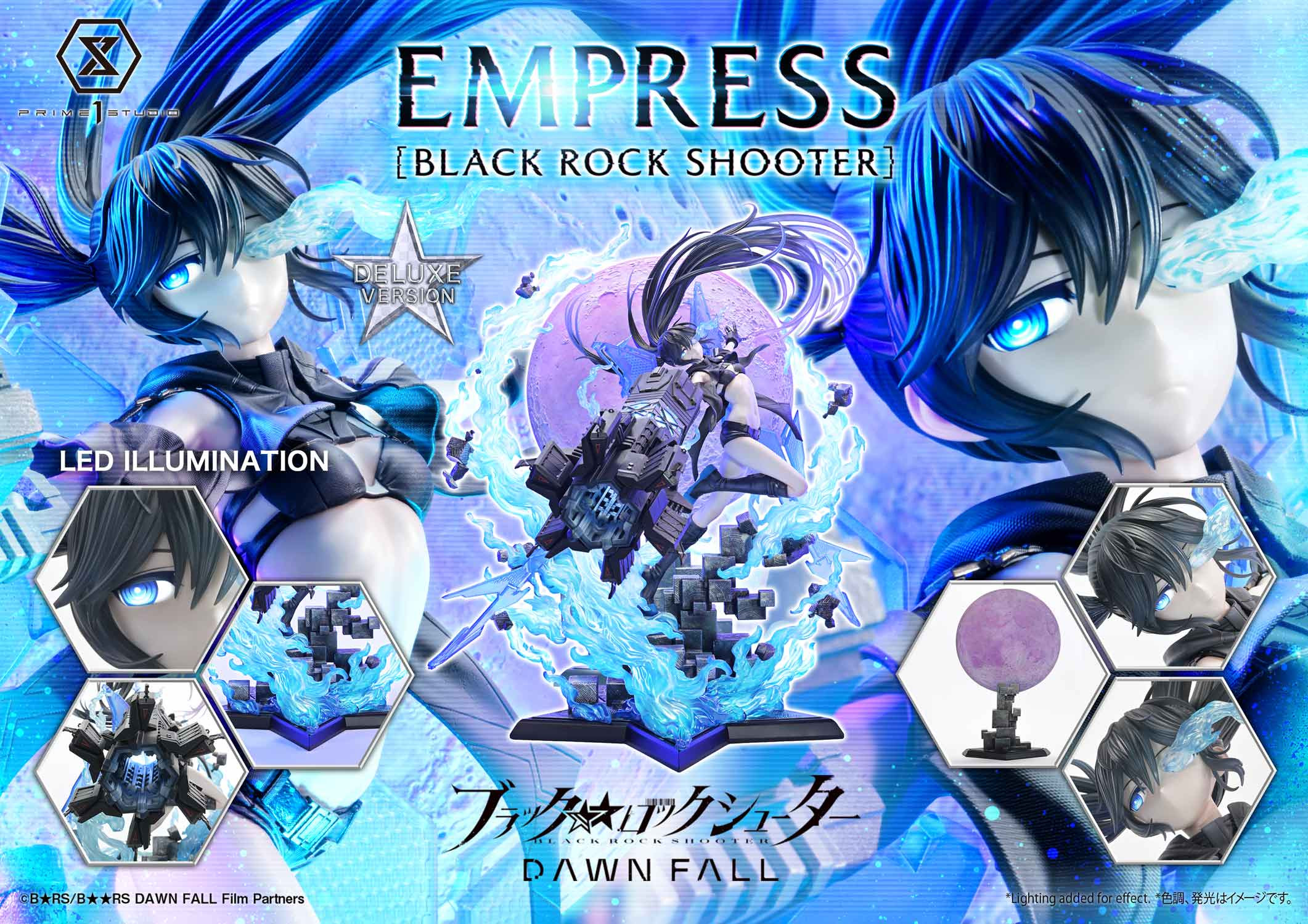 P1 UPMBRS-01DX Ultimate Premium Masterline BLACK ROCK SHOOTER DAWN FALL Empress[BLACK ROCK SHOOTER] Deluxe Version