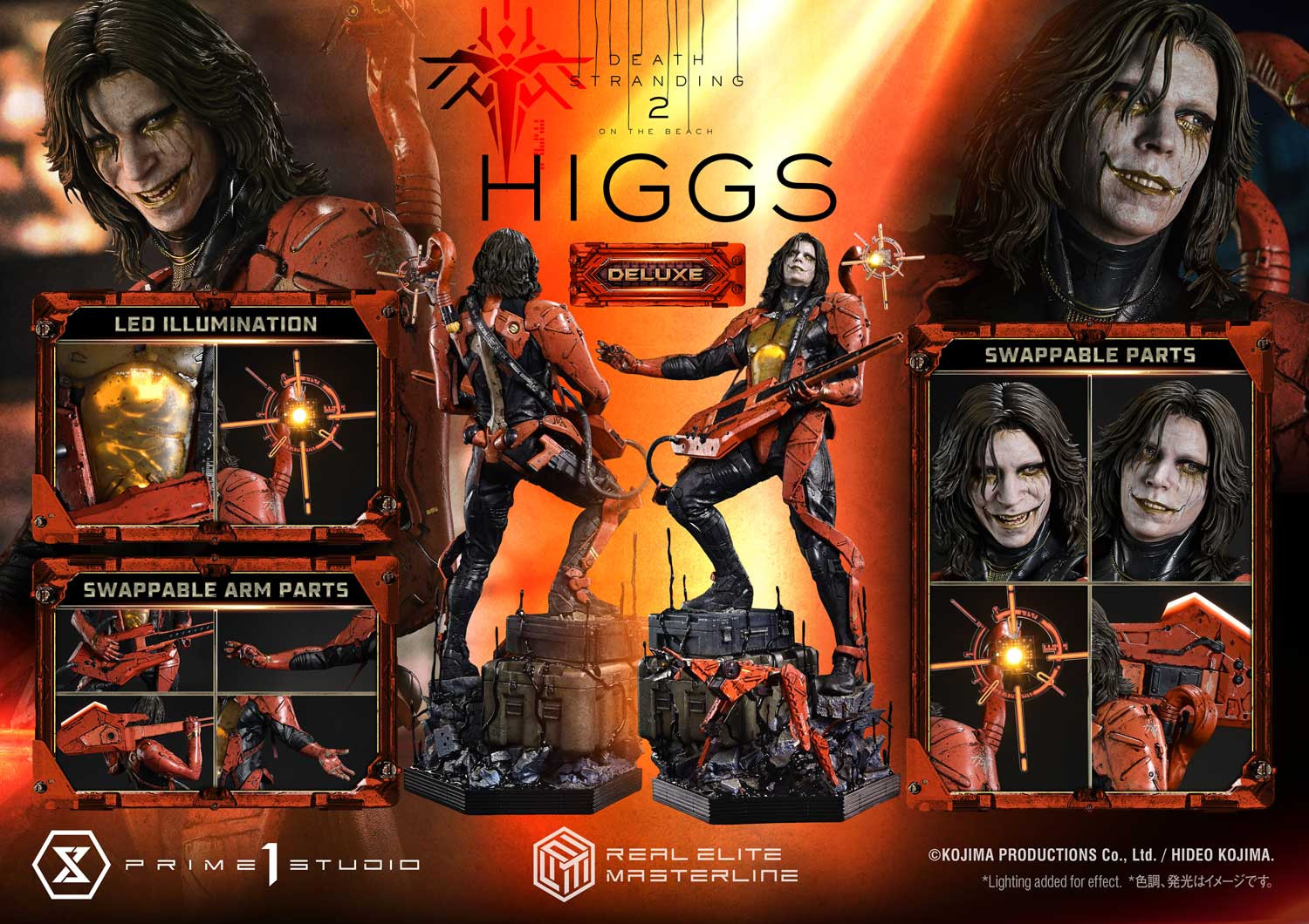 P1 REMDS2-02DX Real Elite Masterline DEATH STRANDING 2: ON THE BEACH Higgs Deluxe Version