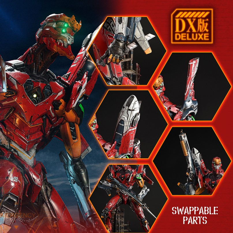 P1 UDMEVA-07DX Evangelion Production Model-02 By Josh Nizzi DX