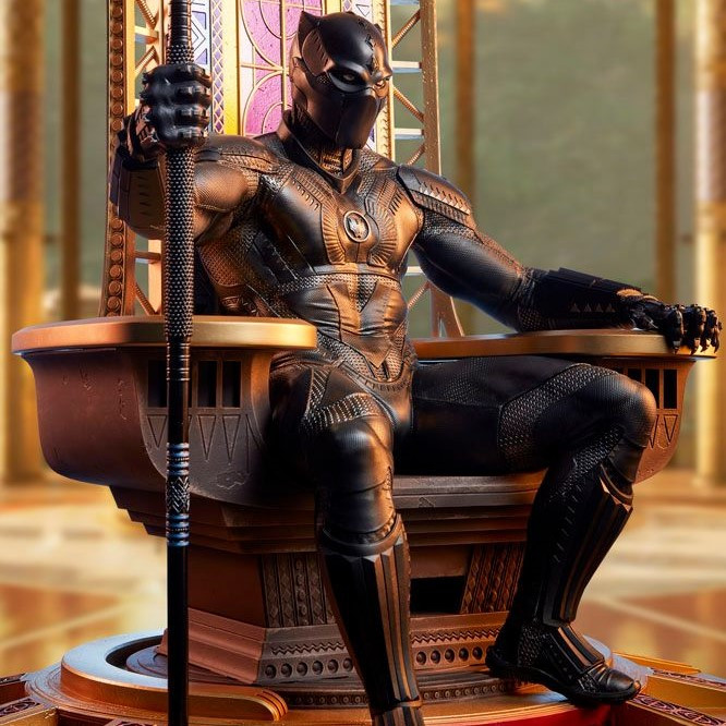 PCS 1/3S Black Panther on Throne