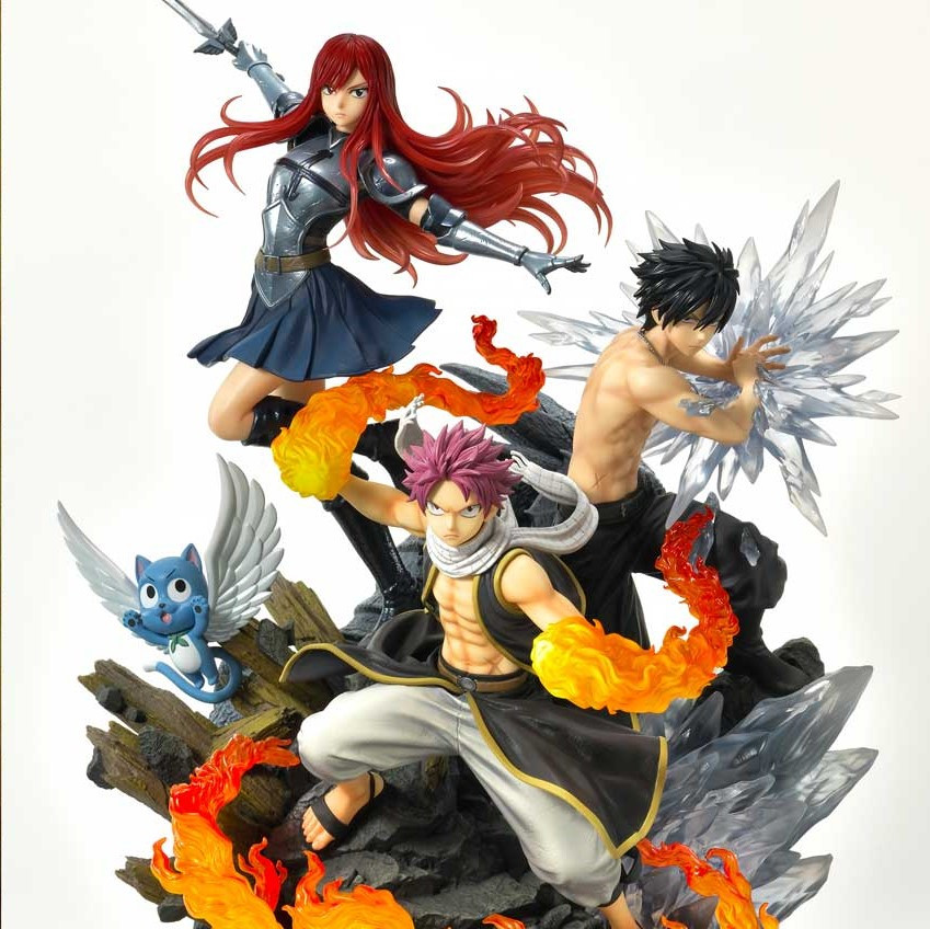 P1 CMFT-01 FAIRY TAIL NATSU, GRAY, ERZA AND HAPPY