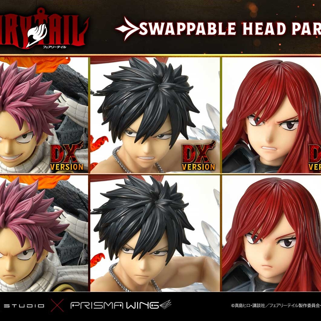 P1 CMFT-01DX FAIRY TAIL NATSU, GRAY, ERZA AND HAPPY DX