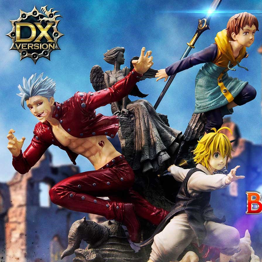 P1 CMNTZ-01DX The Seven Deadly Sins Meliodas, Ban and King DX