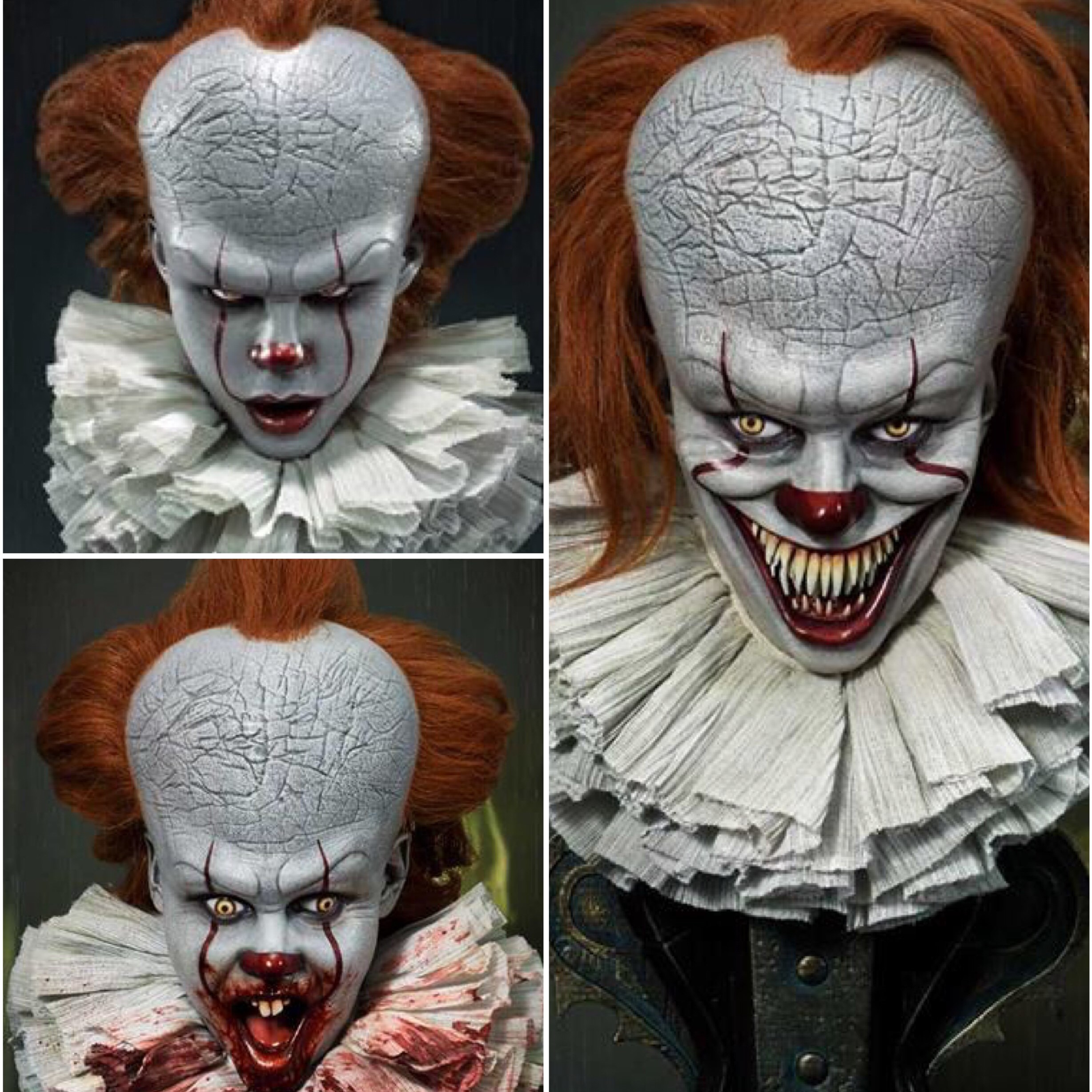 P1 IT Pennywise Bust Set.