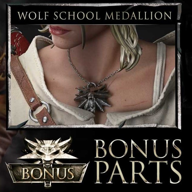 P1 MMW3-03S The Witcher 3 Wild Hunt Ciri Fiona Elen Riannon Bonus