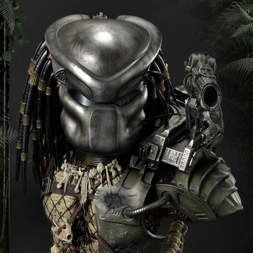 P1 PBPR-01 JUNGLE HUNTER PREDATOR BUST