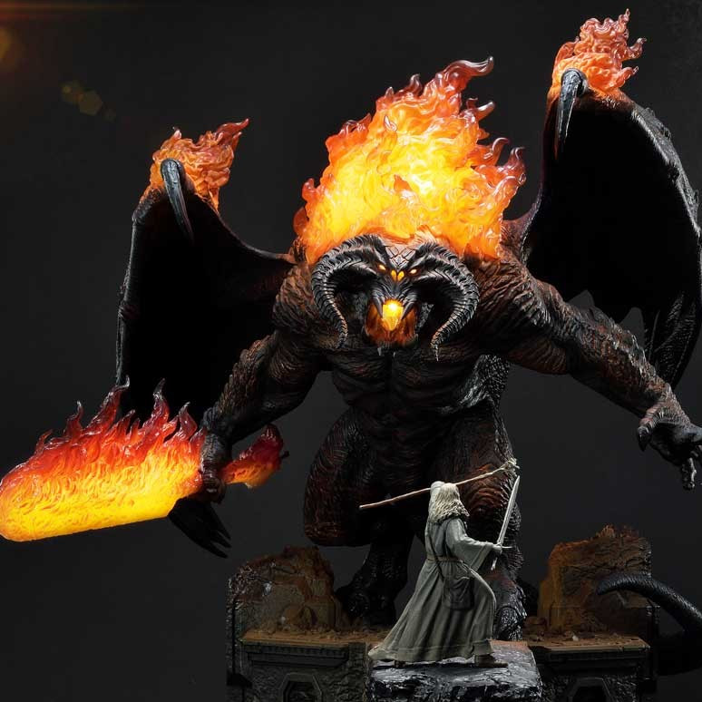 P1 PMLOTR-02 LOTR GANDALF VS BALROG 