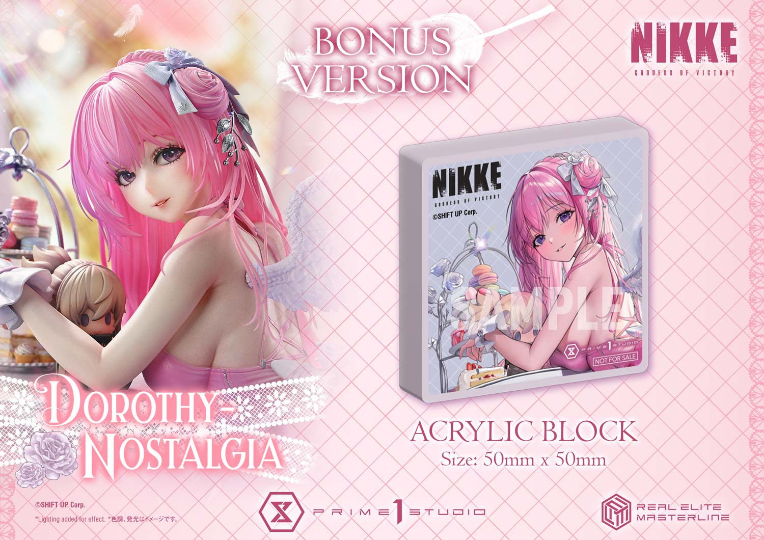 P1 REMNKE-01S Real Elite Masterline GODDESS OF VICTORY: NIKKE Dorothy – Nostalgia Bonus Version