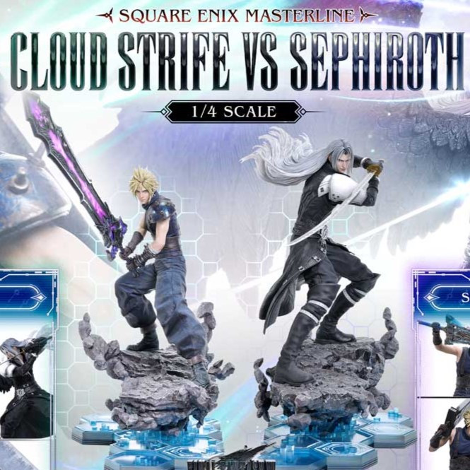 SQEX FINAL FANTASY VII REBIRTH Cloud Strife vs Sephiroth