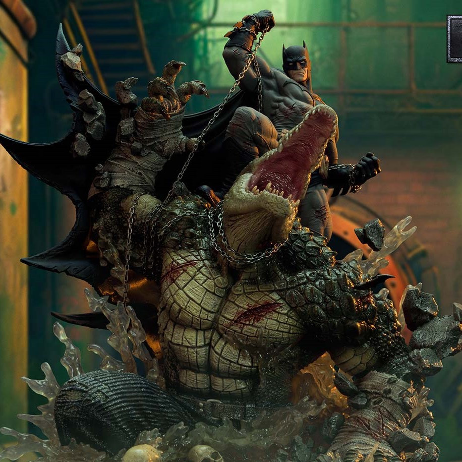P1UPMDC-07DX BATMAN VERSUS KILLER CROC DX