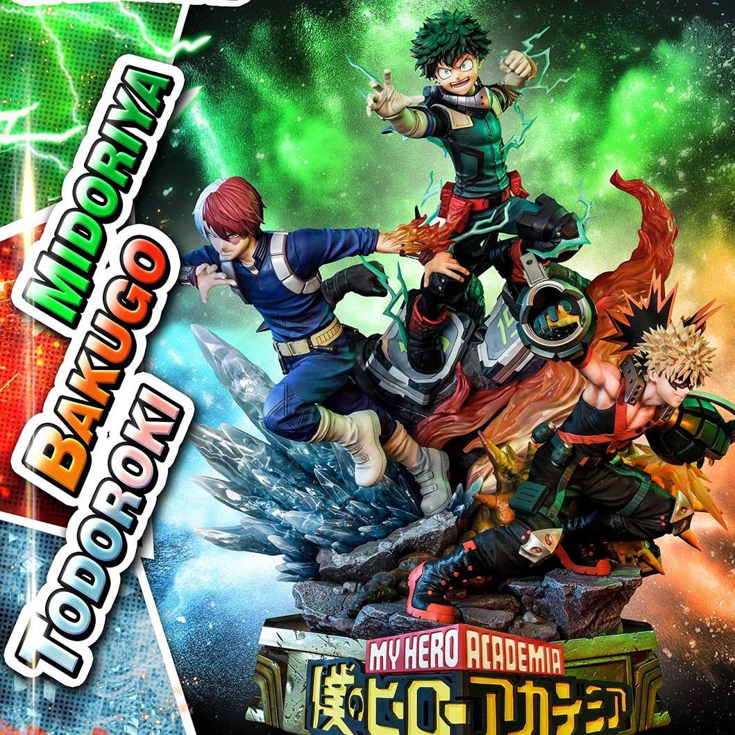 P1 UPMMHA-01 MHA MIDORIYA, BAKUGO & TODOROKI 