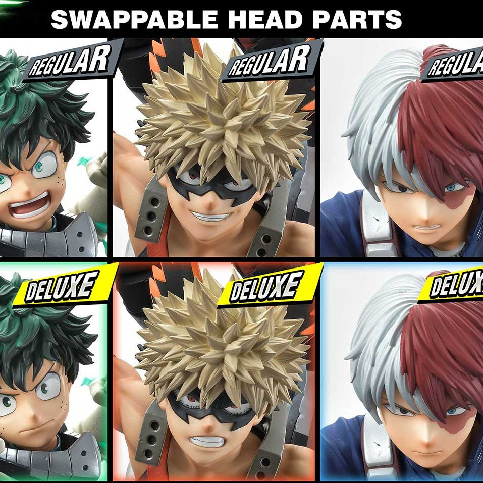 P1 UPMMHA-01DX MHA MIDORIYA, BAKUGO & TODOROKI DX
