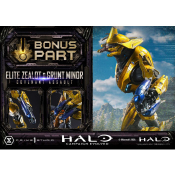 P1 Ultimate Premium Masterline Halo: Campaign Evolved Elite Zealot & Grunt Minor: Covenant Assault Bonus Version