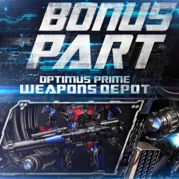 P1 MMTFM-38S Transformers DoTM Optimus Prime Weapons Depot Bonus