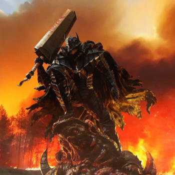 P1 UPMBR-20 Berserk Guts, Berserker Armor Grunbeld VS Guts