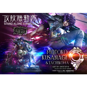 P1 LBBGITS-02 The Legend of Beauty and the Beast GHOST IN THE SHELL STAND ALONE COMPLEX Motoko Kusanagi & Tachikoma Art by Entei Ryu Character color