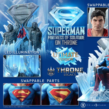 P1 TLCDC-08UT Superman Fortress of Solitude on Throne by Dell’Otto) ULT