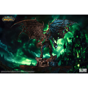 HEX : Blizzard World of Warcraft® Illidan Stormrage 1/10 Scale Bronze-Colored Edition Statue