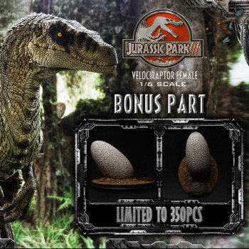 P1 LMCJP-11S Jurassic Park III Velociraptor Female Bonus