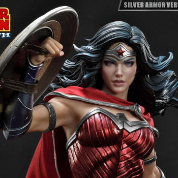 P1 MMDC-51LM WONDER WOMAN REBIRTH SILVER ARMOR VER