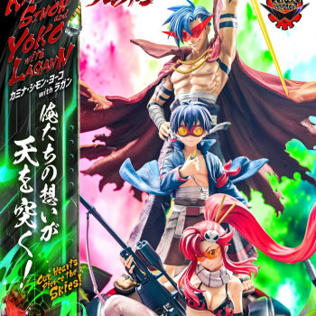 P1 UPMGL-01DX Tengen Toppa Gurren Lagann Kamina, Simon & Yoko with Lagann “Our Hearts Pierce the Skies!” DX