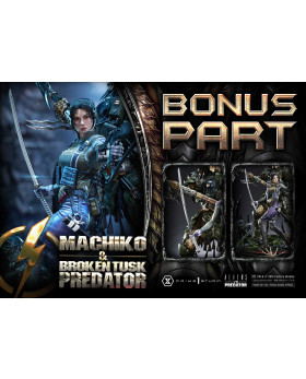 P1 UPMAVP-01DXS Ultimate Premium Masterline Aliens vs. Predator (Comic) Machiko & Broken Tusk Predator DX Bonus Version