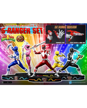 P1 PMPWR-01DXS Premium Masterline Mighty Morphin Power Rangers Power Rangers 5-Ranger Set DX Bonus 