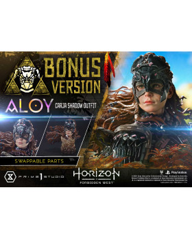 P1 REMHFW-01DXS Real Elite Masterline Horizon Forbidden West Aloy Carja Shadow Outfit DX Bonus Version